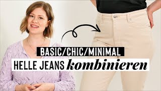 Weiße Jeans kombinieren: So meisterst du CHIC und GEMÜTLICH in einem Outfit