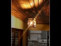 wooden ceiling lamp