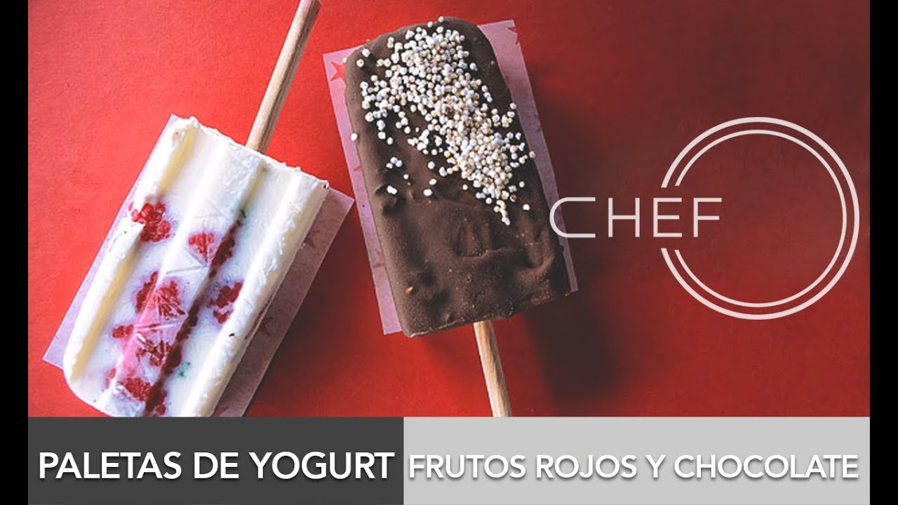 Paletas heladas de yogurt y frutos rojos cubiertas con chocolate recipe for dinner party for 6