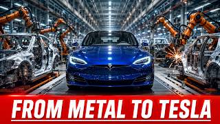 How a Tesla Is Made | Inside America's Biggest EV Factory #trending #technologyexperience #Tesla