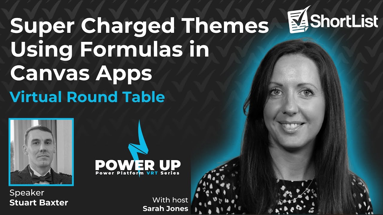 Super Charged Themes Using Formulas in Canvas Apps - Full VRT - YouTube