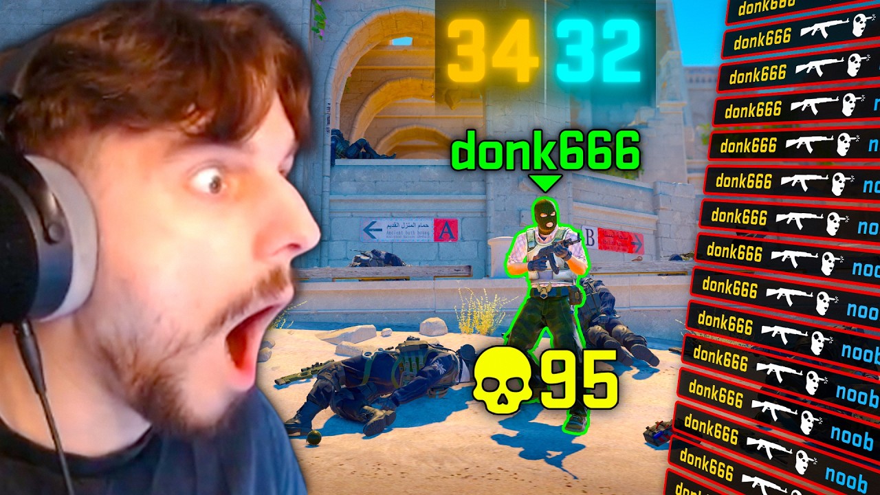 I Spectated a 95-KILL FACEIT MATCH by DONK...