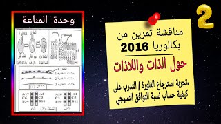💢مناقشة تمرين بكالوريا 2016 بأفكار جيدة حول الذات واللاذات+التدريب على منهجية التفسير وكتابة نص علمي