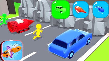 SHAPE SHIFTING 💇‍♀️👠  All Levels Walkthrough iOS, Android New Game Update Max Level 7 - 8