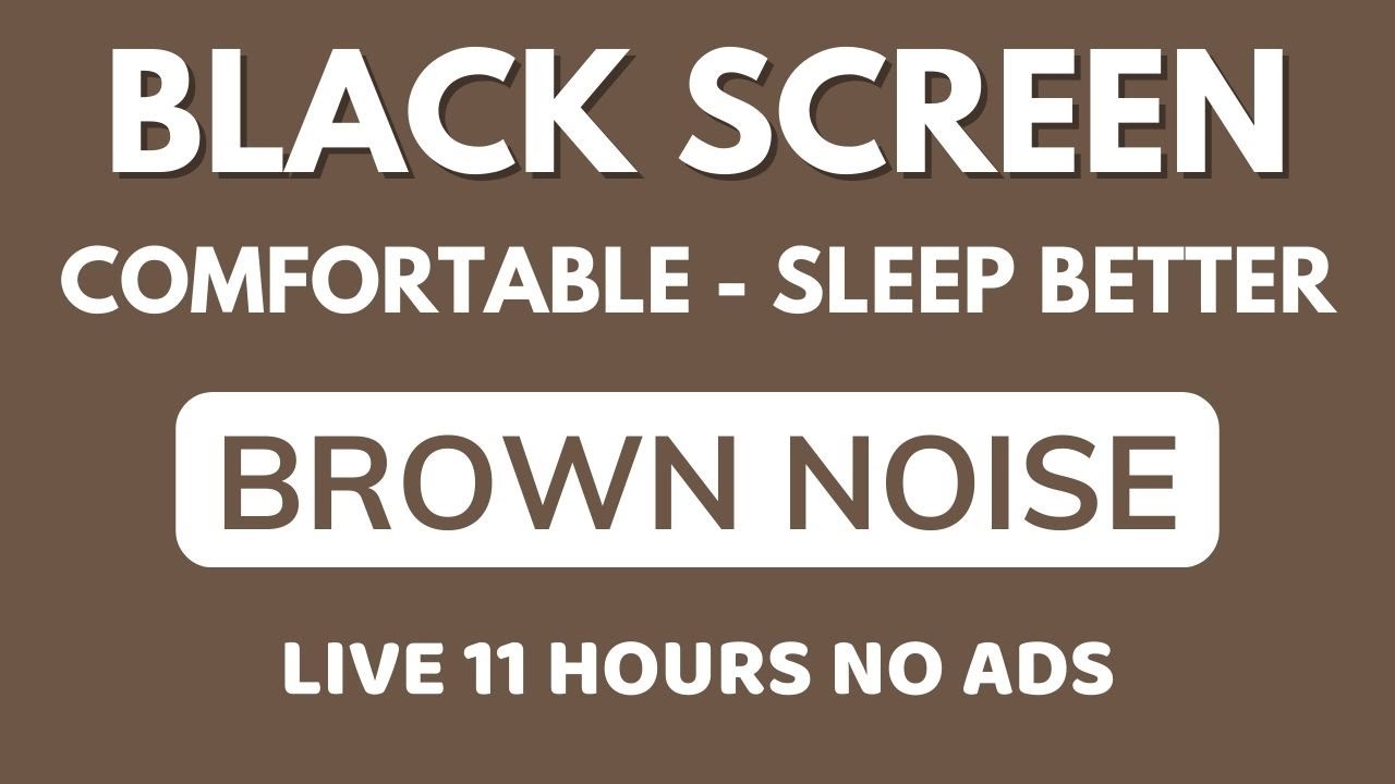 Celestial Brown Noise Black Screen To Comfortable And Sleep Better - Relax Sound In 11 Hours