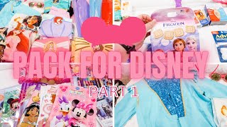 PACK FOR DISNEY WITH ME: PART 1 | FAMILY TRIP TO DISNEY | WHAT TO PACK FOR DISNEY WORLD