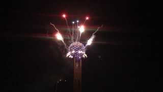 Reunion Tower Fireworks HD