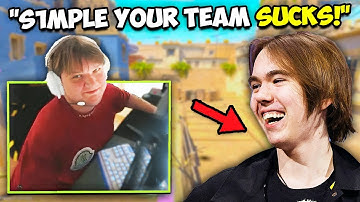 S1MPLE GOT ROASTED BY DONK! NEW UPDATE! CS2 Twitch Clips