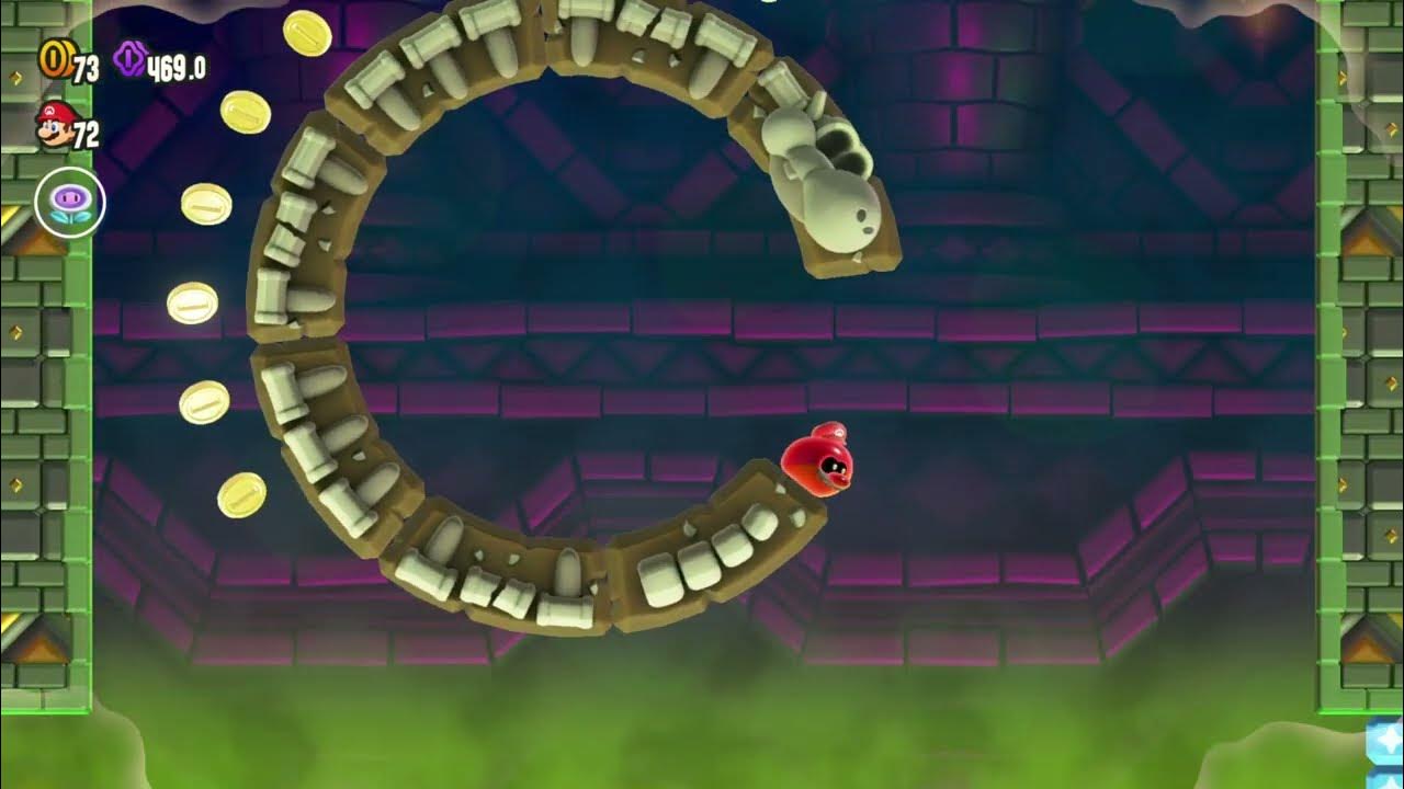 Deep Magma Bog Palace Wonder Seed Flower Location Super Mario Bros