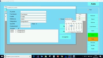 Paniers et préparation de commande