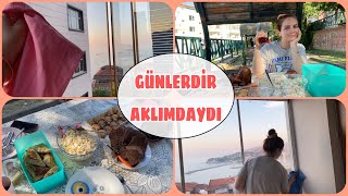 KENDİMİ YORUYORUM❌🤭MAKARNA SALATASI✅KIZLARLA ÇARDAKTA ÇAY KEYFİ😍BALKON CAMLARINI PARLATTIM✅VLOG