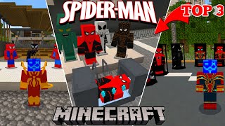 TOP 3 SPIDERMAN ADDON/MOD IN Minecraft Bedrock/Pocket Edition 1.18+ For Android/Pc/IOS DOWNLOAD👇 screenshot 4