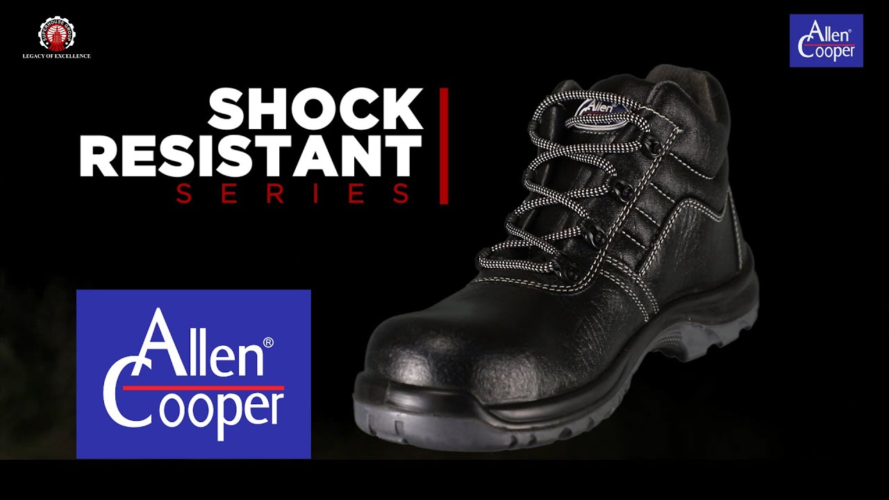 Allen Cooper Safety Shoe (Shock Resistant Series) Film YouTube
