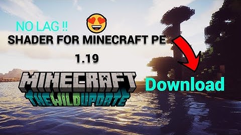 😁Best Shader For Minecraft pe 1.19..... | Low End device | RushGamingPro