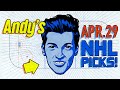 Nhl sniffs picks  pirate parlays today 42924  best nhl bets w andyfrancess