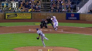 SD@PIT: Cervelli drives an RBI double off the wall