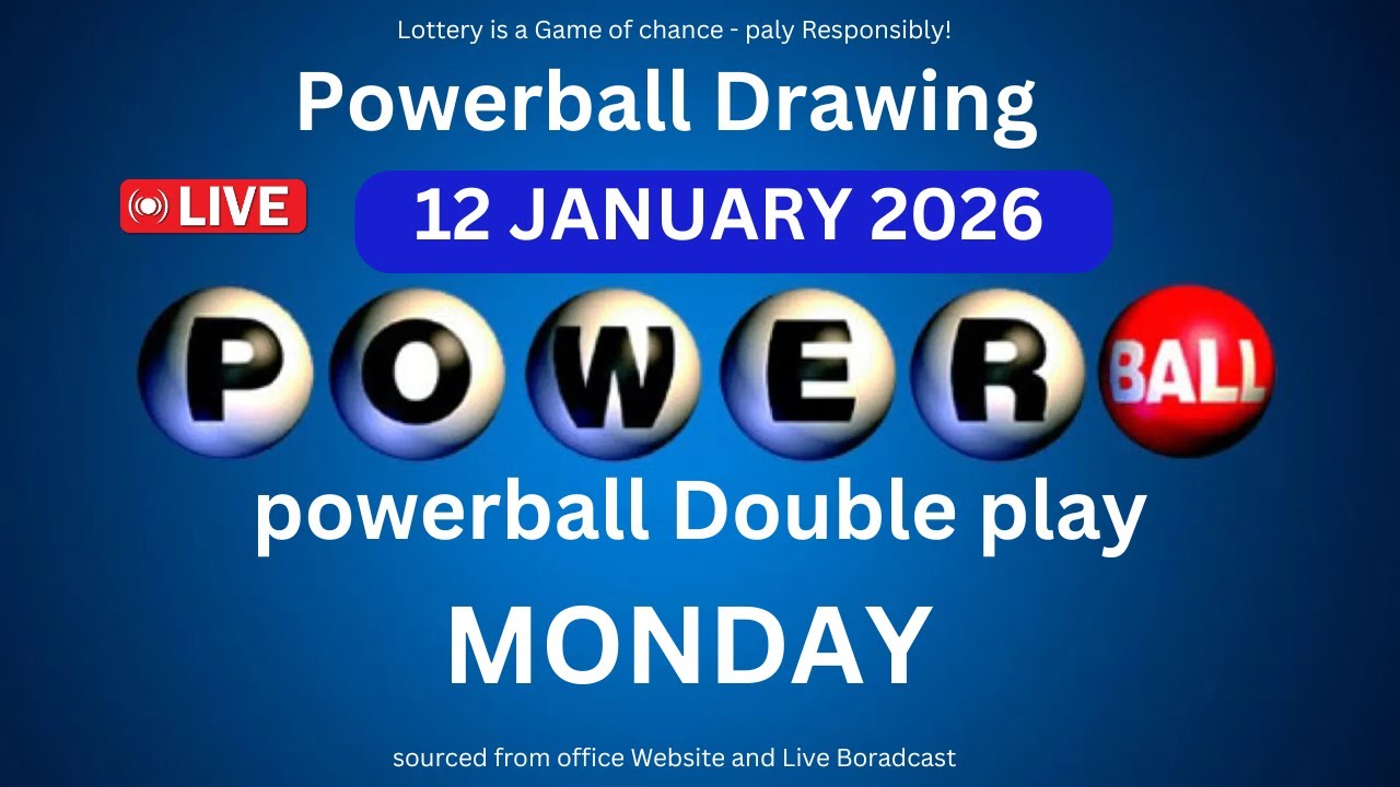 Powerball drawing live Results 12 Jan 2026 | powerball drawing live today