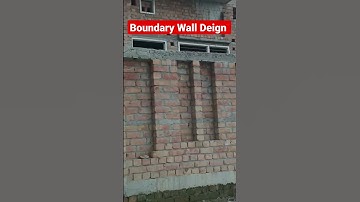 Beautiful ❤ Boundary Wall Design 👌🔥 #short