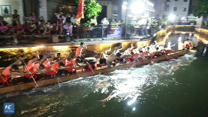 Diejiao's drifting dragon boat racers test their skills in south China - DayDayNews