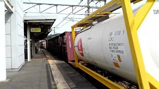JR山陽本線 EF210-134号機牽引 大門駅通過!