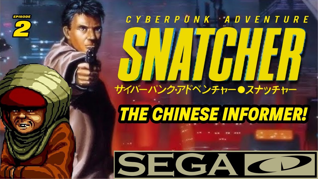 KOJIMA'S CHINESE INFORMANT! | Snatcher (1994) | SEGA CD (# 2)