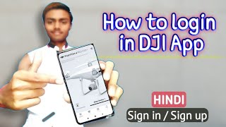 How to Create account in DJI app || For all DJI drones / Sign in properly into DJI go4 app / Hindi screenshot 4