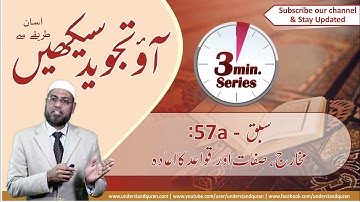 Lesson – 57a | Review: Makhraj, Sifaat, Rules | Urdu | Learn Tajweed – the Easy Way