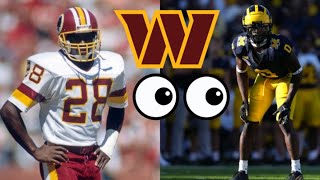 Darrell Green Training Washington Commanders DBS: Mike Sainristill + Emmanuel Forbes Next?