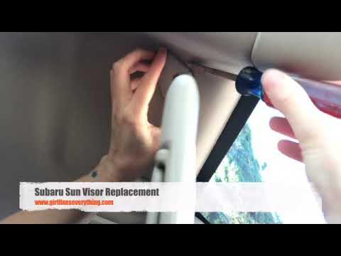 2018 Subaru Sun Visor Replacement SD 480p - YouTube