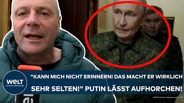 UKRAINE-KRIEG: "Kann mich nicht erinnern! Das macht er sehr selten!" Putin-Auftritt lässt aufhorchen