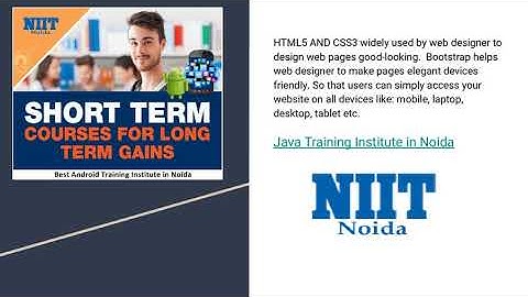 Python Training Classes in Noida | NIIT-NOIDA