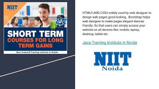 Python Training Classes in Noida | NIIT-NOIDA