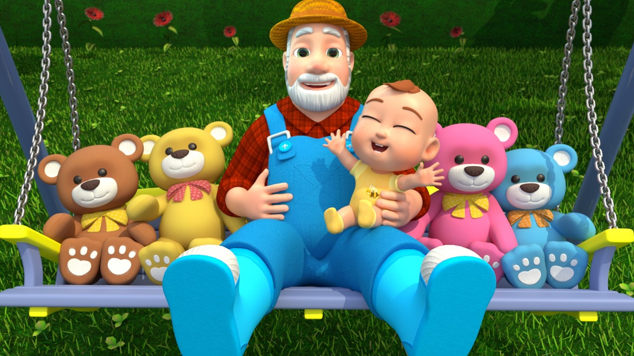 تيدي يلعب بالأرجوحة + المزيد من اناشيد الروضة و اغاني الاطفال من لالافن