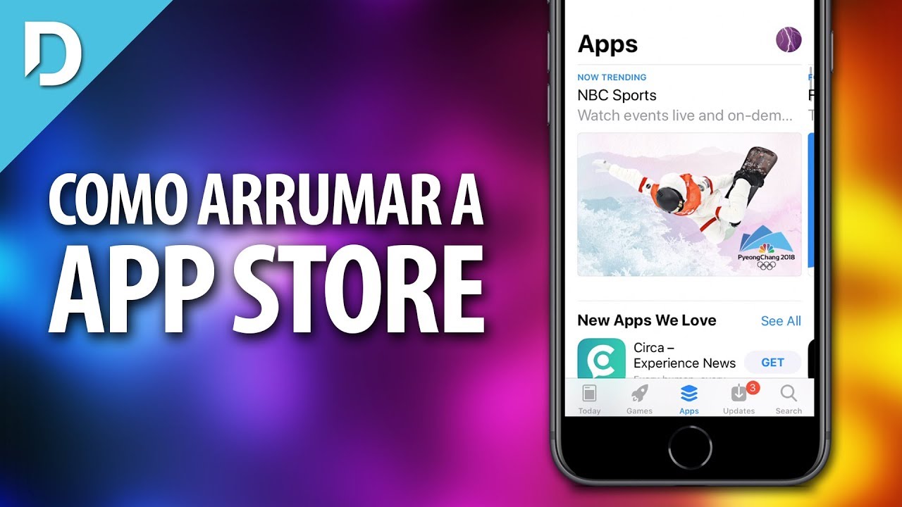 A App Store NÃO FUNCIONA! Como arrumar? 