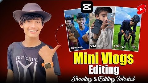 How To Edit Mini Vlogs 2024 ? Mini Vlog Edit Kaise Kare ? Mini Vlog Editing?