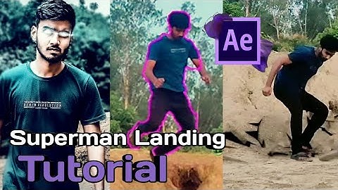 Crazy #Super-Man Landing (After Effect Tutorial In Hindi) | #Hancock #landing #Tutorial