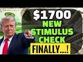 ✅ 1,700 Stimulus Delivery Dates💰4th Stimulus Check Update🎉Social Security📈SSI,SSDI,Low Income✅