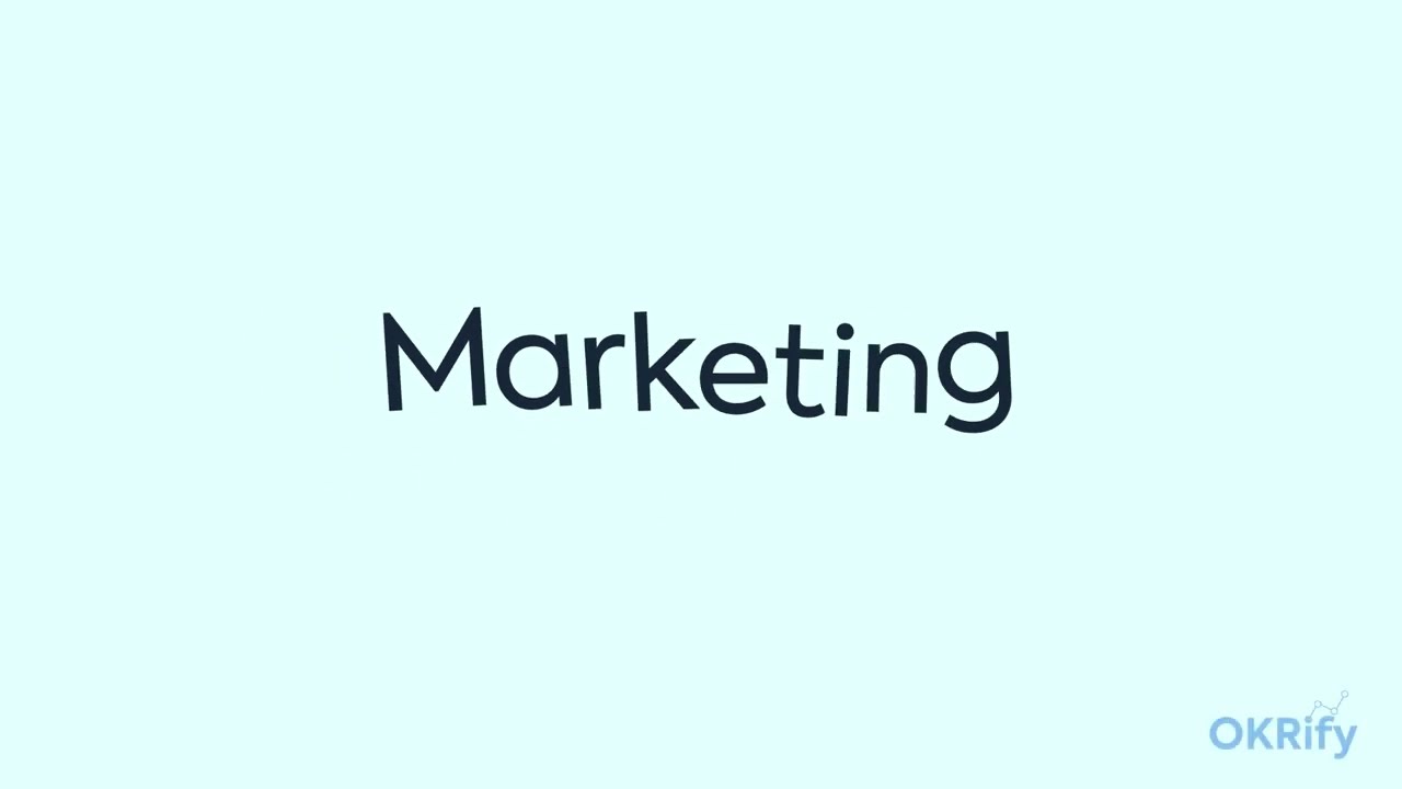 Marketing OKR Examples