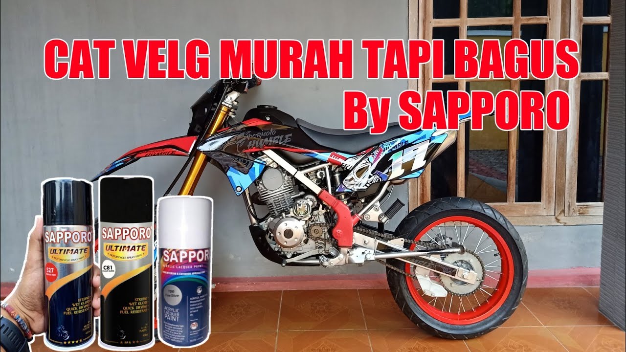 Tips Dan Riview Cat  Velg Yang  Bagus  Dan Murah Motovlog 