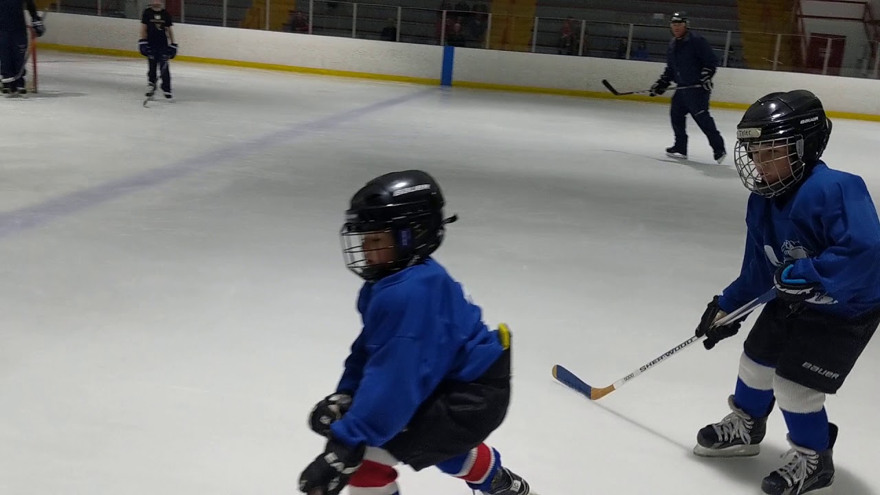 Milford Mud Hounds 4v4 HalfIce Hockey YouTube