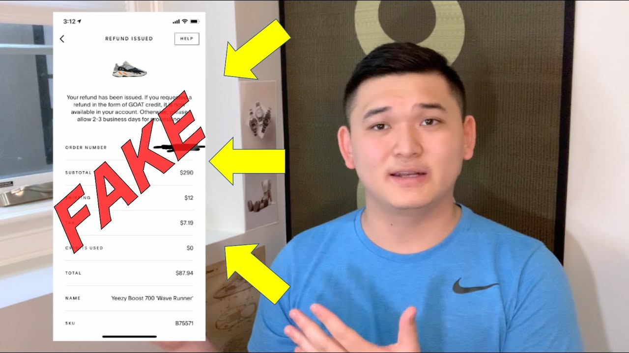 I BOUGHT FAKE SHOES ON GOAT! Sneaker Story Tips For Buying On GOAT