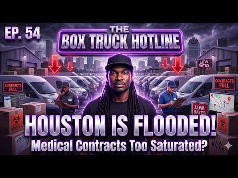 Houston Is FLOODED With Cargo Vans Should He Still Start The Box Truck Hotline Ep 54