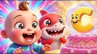Little Shark Bubble ABC Adventure 🦈🧼 Best Phonics Alphabet Songs for Kids & Toddler ABC Learning