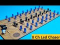 This LED circuit is just Awesome - 8 Ch LED Chaser