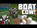 Chickens, Cows and More Raft Building! Minecraft Raft Survival Ep. 2 | Z1 Gaming