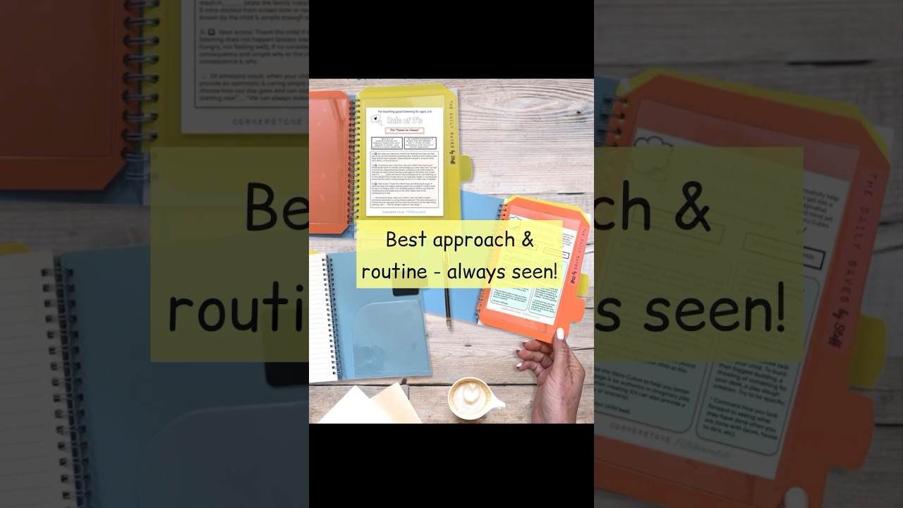 Best Parent Caregiver Notebook Planner & Educational Cards For Early Development 