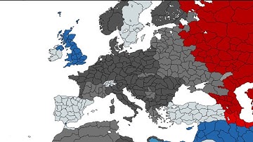 World War II in 4 minutes (MapChart)