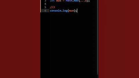 JavaScript Max Value In An Array