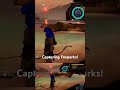 Capturing Foxparks in Palworld! #games #handheldpc #gaming #foxparks #anime #palworldgame