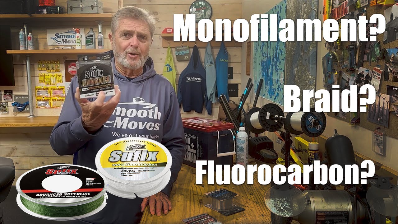 When to Fish Mono, Braid or Fluorocarbon? 